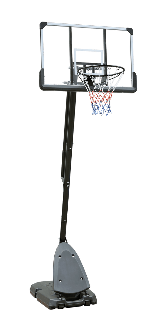Height Adjustable Basketball Hoop, 7.5 to 10ft Adjustable Basketball Stand with 44 Inch Backboard, Portable Basketball Goal System with Stable Base and Wheels, Use for Outdoor
