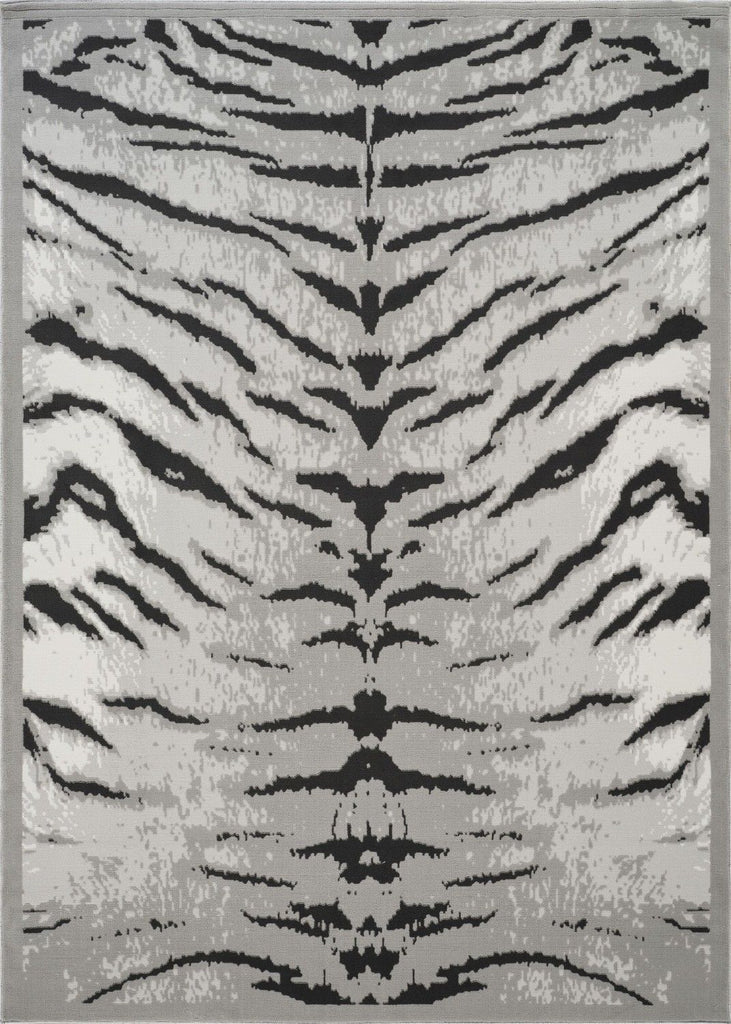 Hide GC_CHD1005 Gray 5 ft. 3 in. x 7 ft. Area Rug