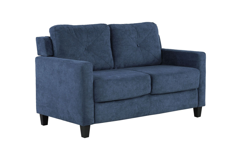 Horatio Navy Chenille 2 Seater Loveseat