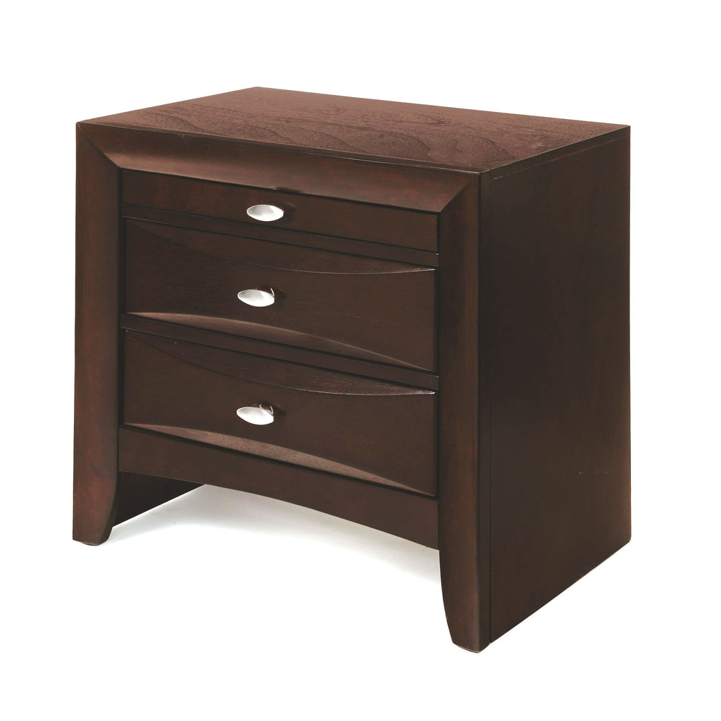 Ireland Espresso Finish Nightstand