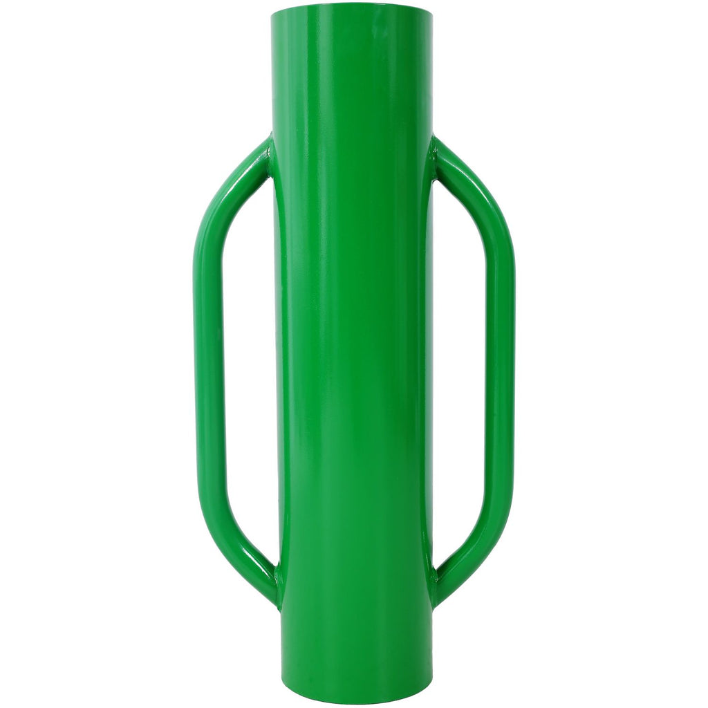 Iron Fence Post Driver, 37LB Metal Fence Post Driver with Handle, Heavy Duty T Post Pounder Rammer for Installing Fence Post ,green