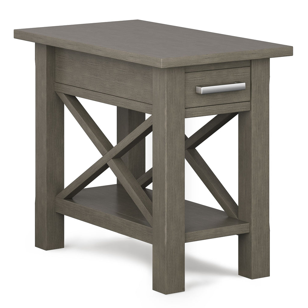 Kitchener - Narrow Side Table - Farmhouse Grey