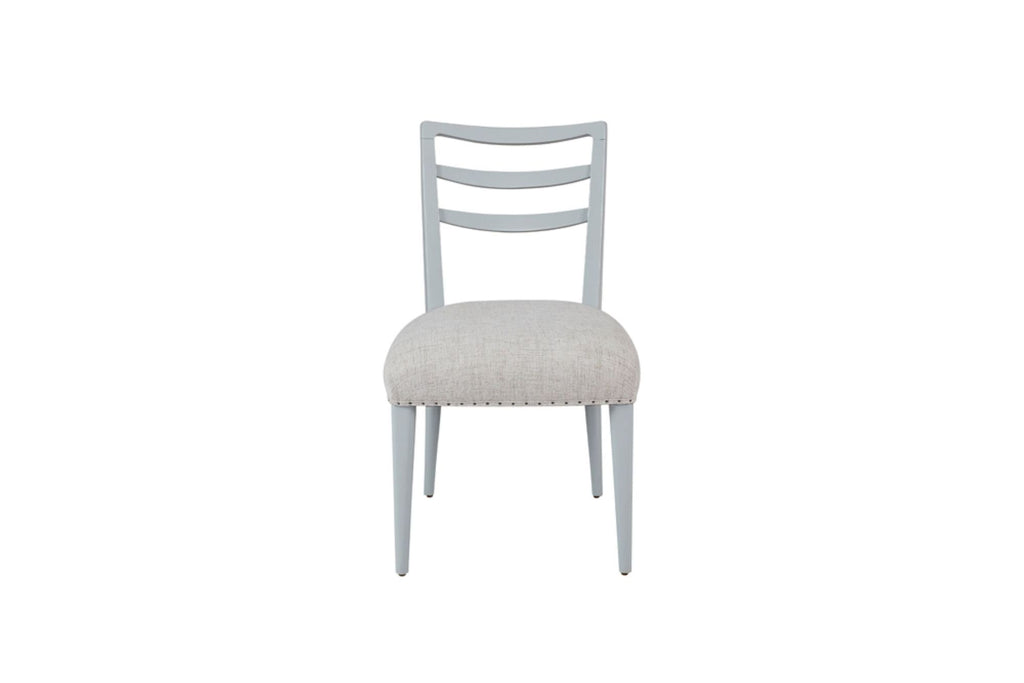 Ladderback Side Dining Chair is Ocean Colored Finish Set of 2
