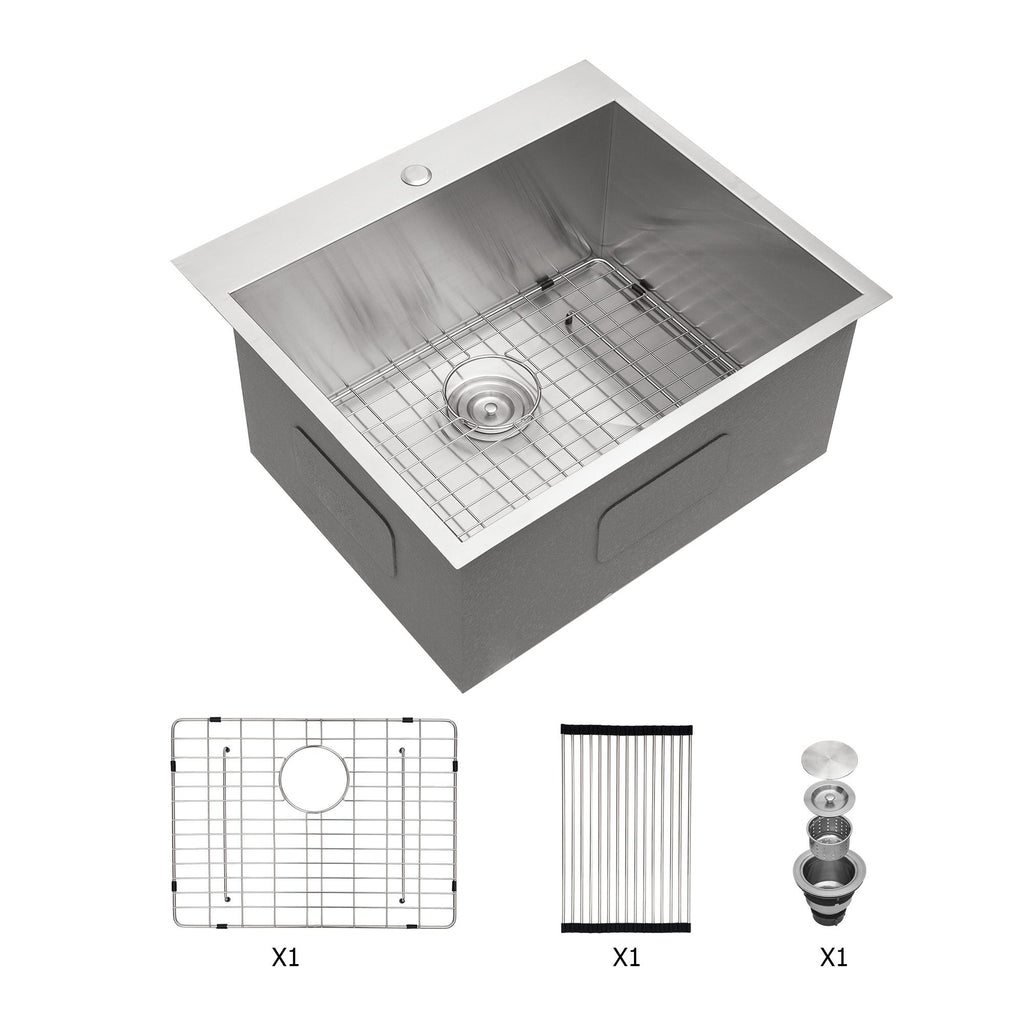 Laundry Sink - 25x22x12" Drop-in Laundry Sink