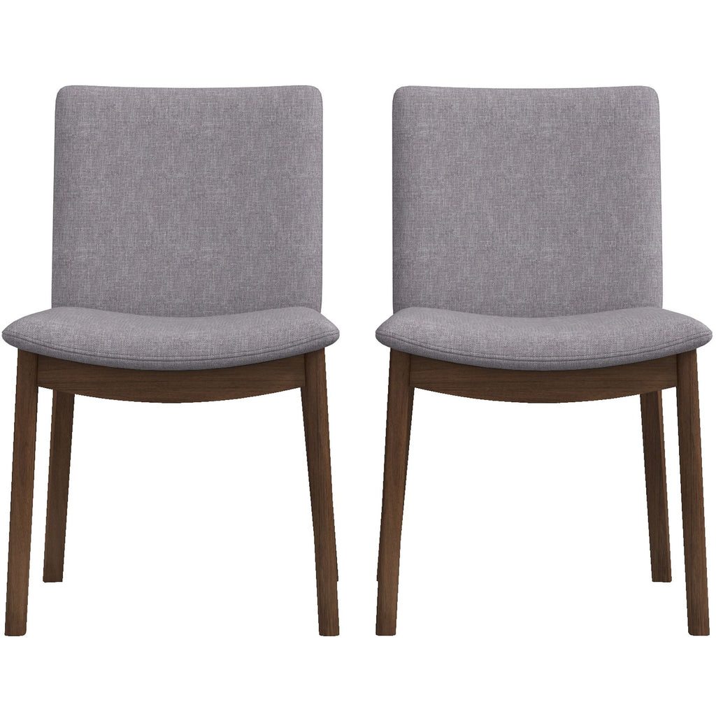 Laura Mid-Century Modern Solid Wood Dining Chair (Set of 2)