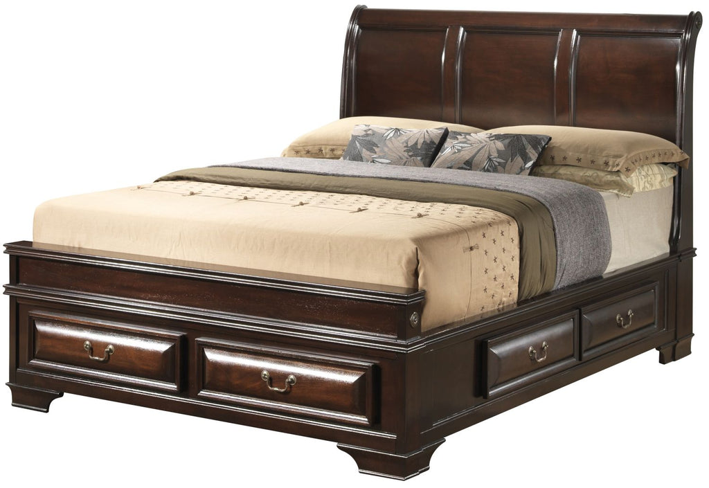 LaVita G8875A-FB Full Storage bed , Cappuccino