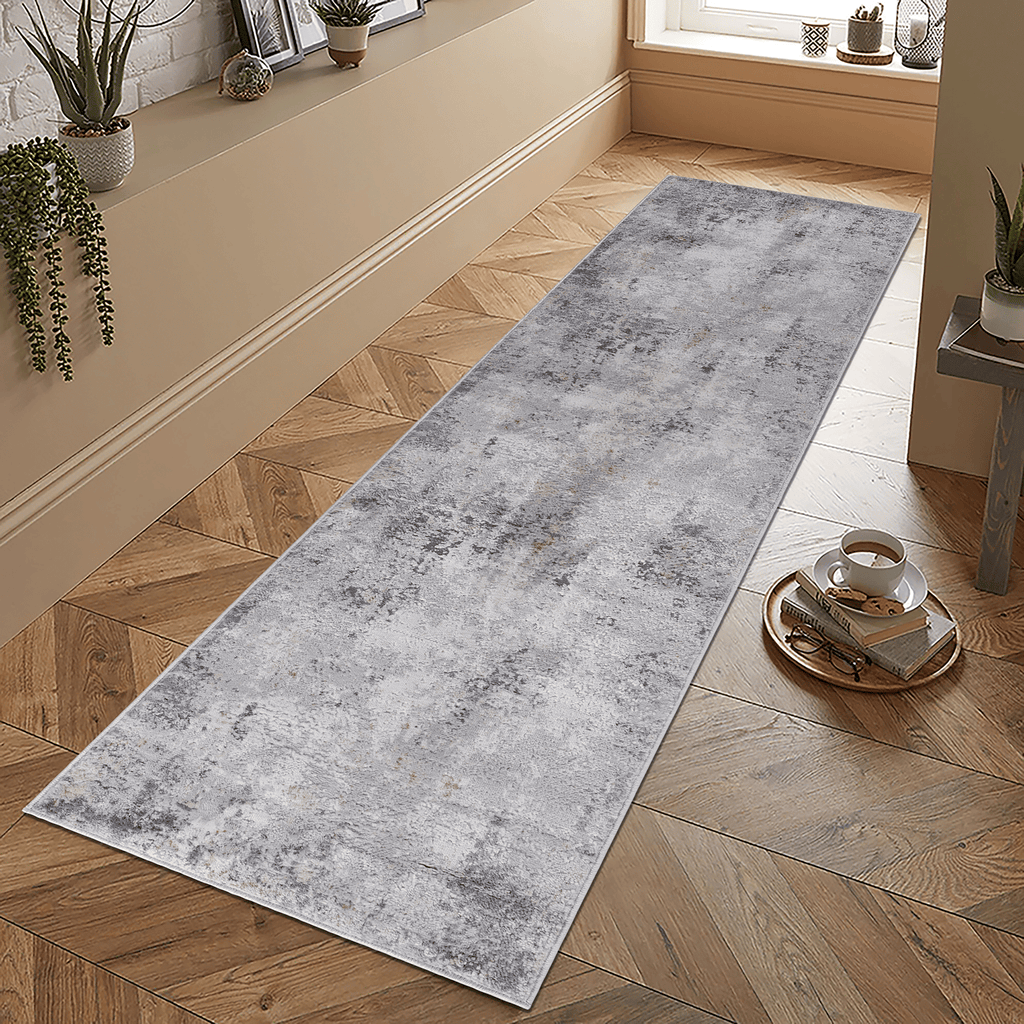 LOOM & LUXE Collection 2X8 Ivory/Sand/Abstract Non-Shedding Living Room Bedroom Dining Home Office Stylish and Stain Resistant Area Rug