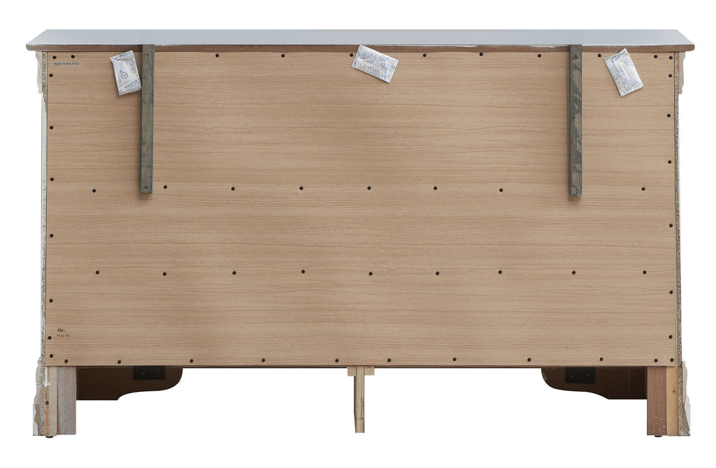 Lorana G6590-D Dresser , Silver Champagne