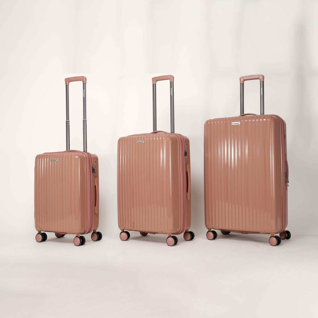 Luggage Sets 3 Piece,Luggage Set PP Material Travel Suitcase Set With Spinner Wheels for Men Women, 20''/24''/28''