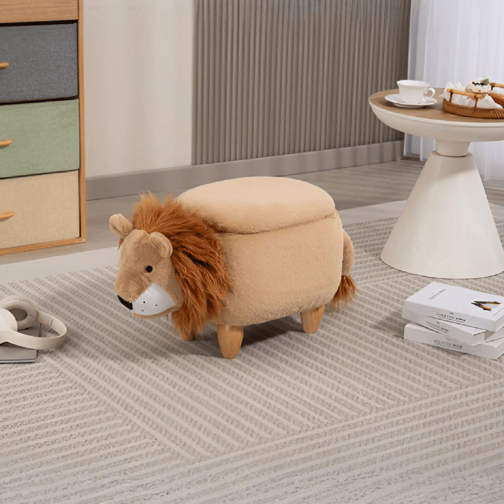 Luke the Lion Storage Ottoman