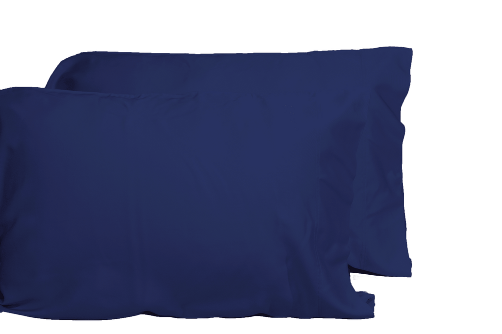 Luxurious Viscose from 100% Bamboo 2-Piece Pillowcase Set , Oeko-TEX Certified, King - Indigo