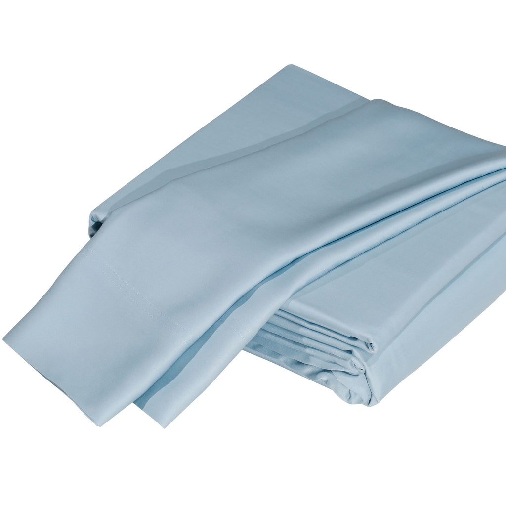 Luxuriously Soft 100% Viscose Derived from Bamboo 4-Piece sheet Set , Oeko-TEX Certified,California King - Sky