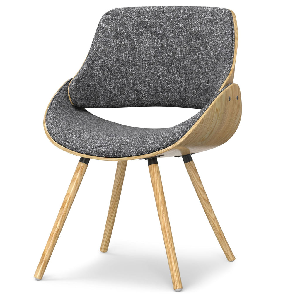 Malden - Bentwood Dining Chair with Wood Back - Grey / Light Brown