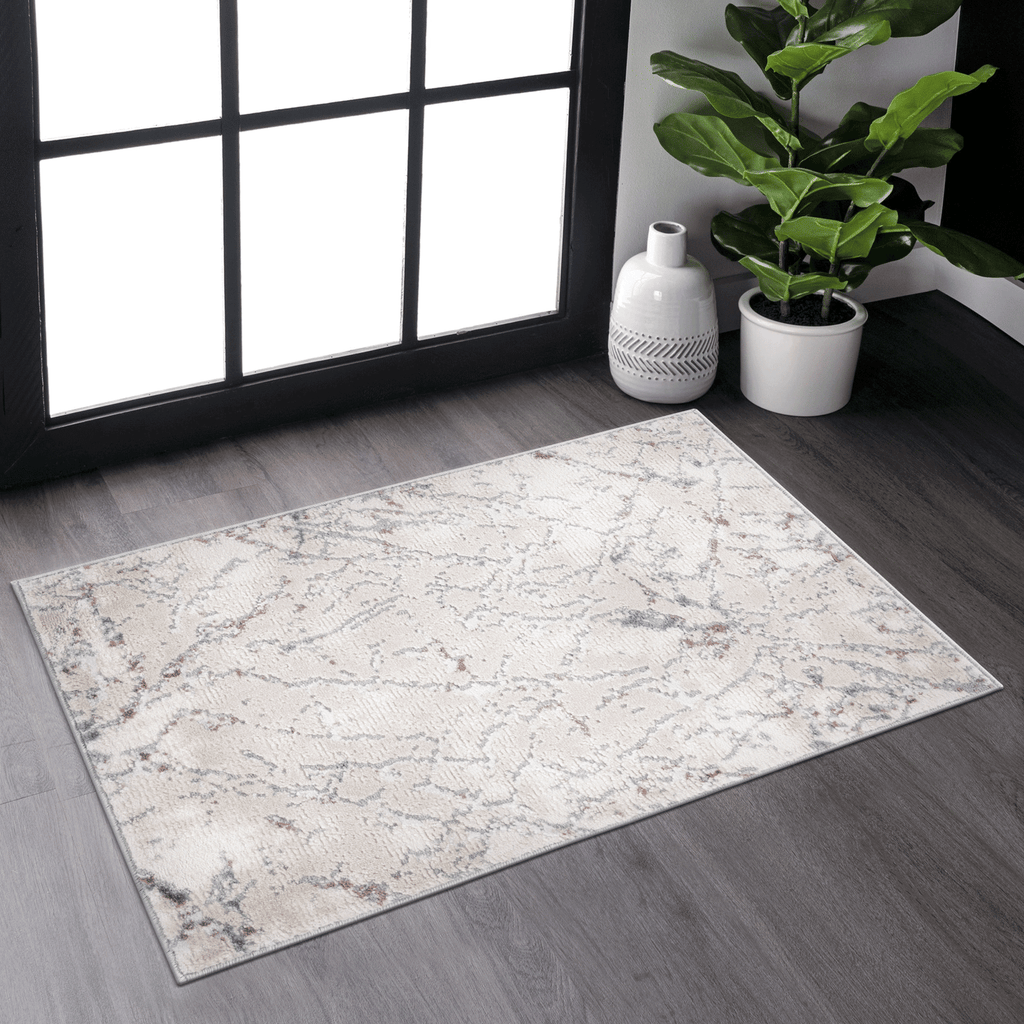 MARFI Collection 2X3 Multi / Contemporary Doormat Rug