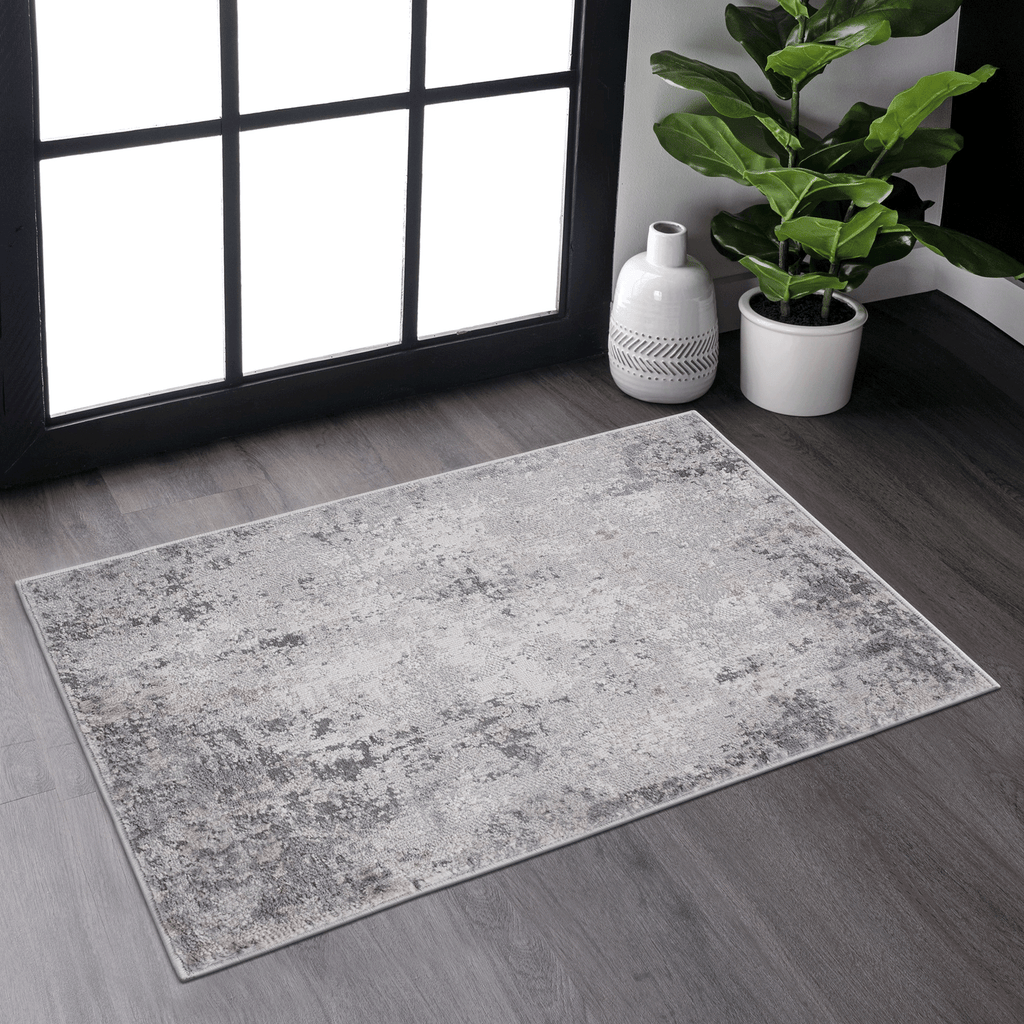 MARFI Collection 36*24 inch Ivory / Sand / Abstract Doormat Rug