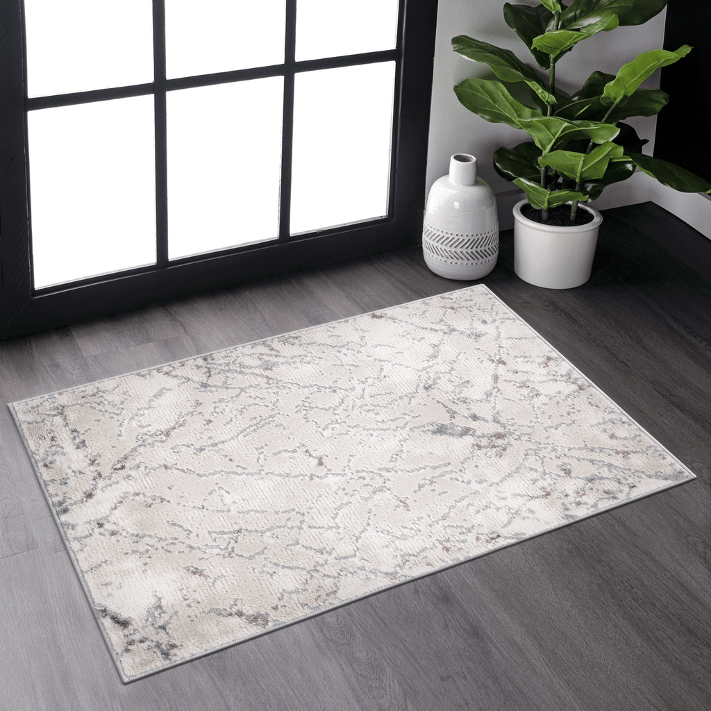 MARFI Collection 36*24 inch Multi / Contemporary Doormat Rug
