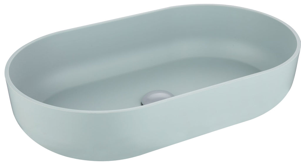Modern Oval 24"x14" Above Bathroom Vessel Sink, Bathroom Sink