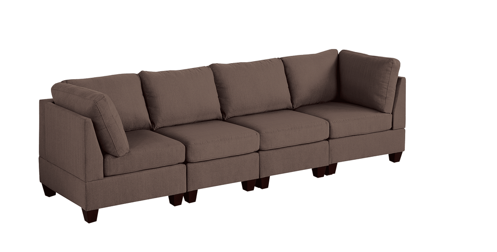 MODULAR SET - 4PC in Black Coffee
