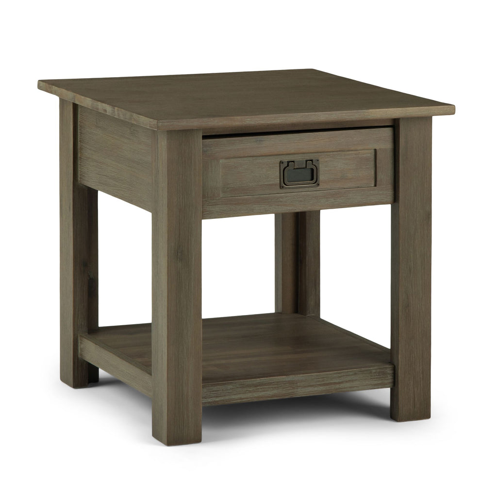 Monroe - End Table - Distressed Grey