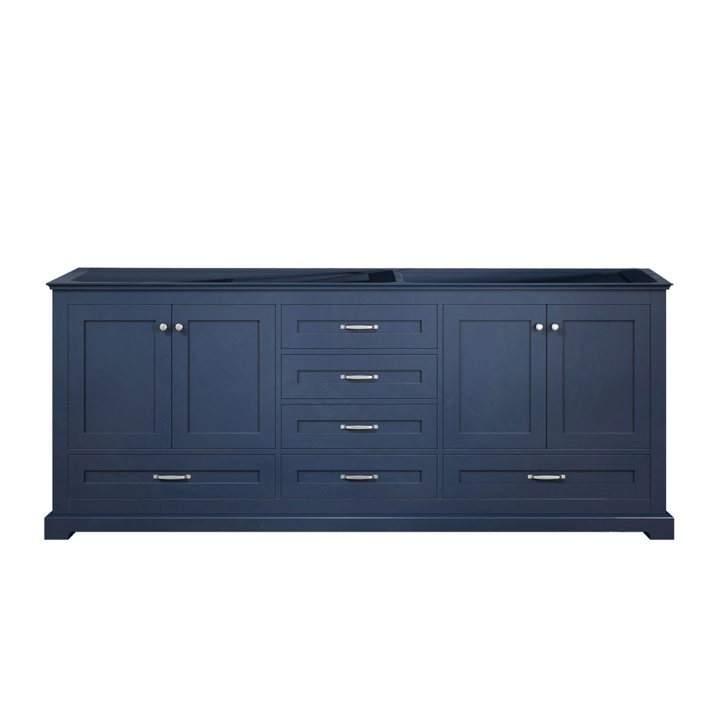 Navy Blue Double Bath Vanity 80 in. W x 22 in. D