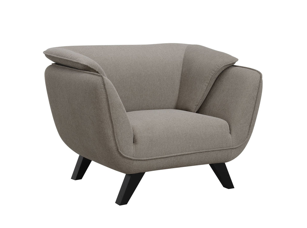 Nayeli Brown Linen Chair