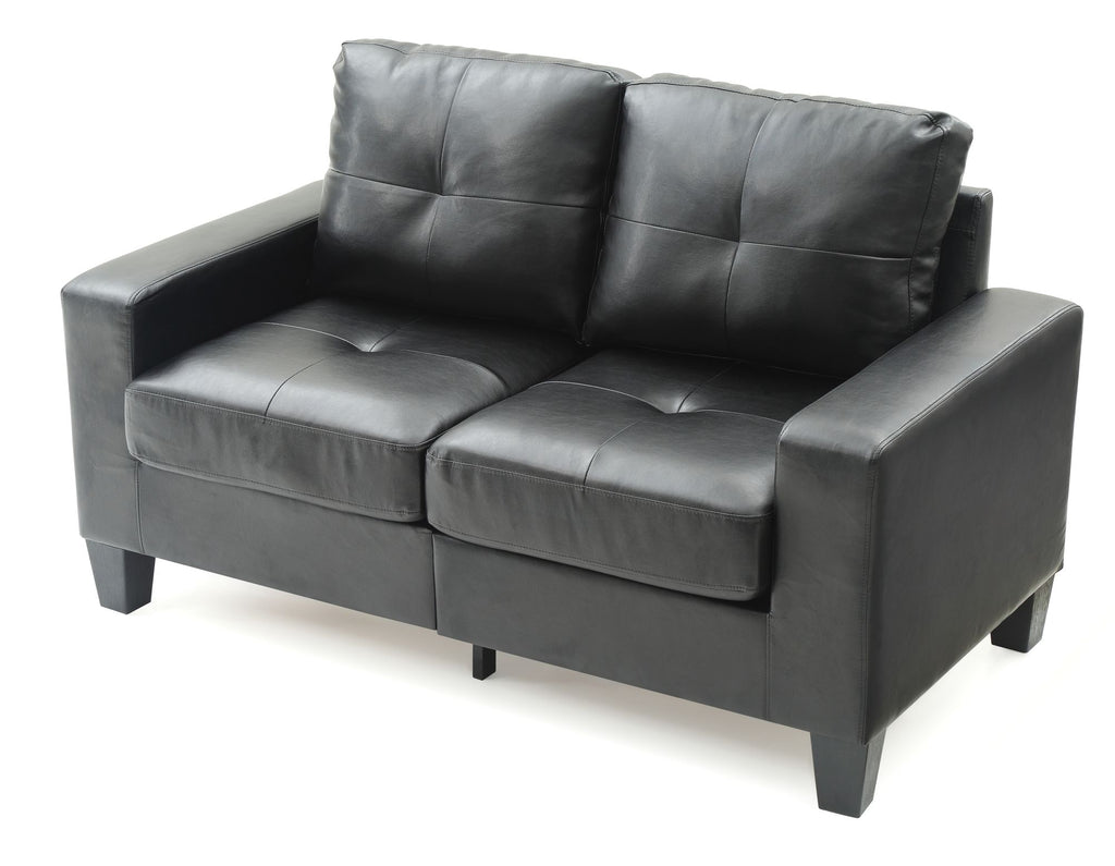 Newbury G463A-L Modular Loveseat , BLACK