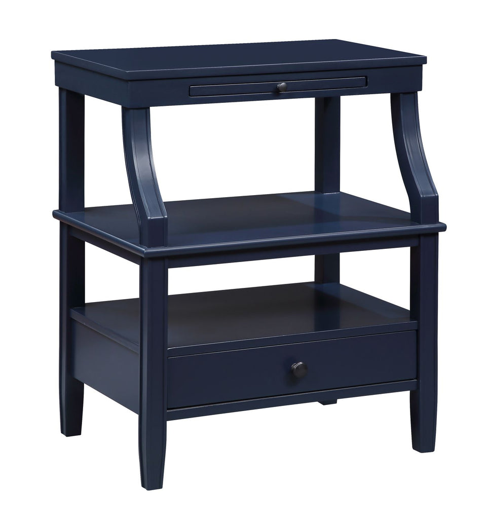 Newland Midnight Blue Storage Nightstand