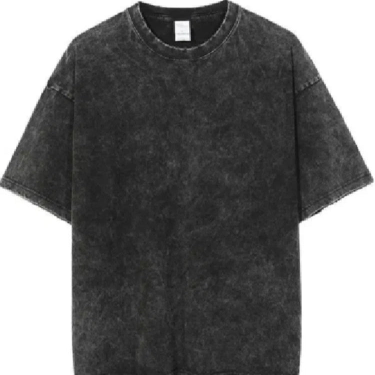 Washed Vintage T-Shirts Street Hip Hop Retro Punk T Shirt Women Harajuku Casual Cotton Short Sleeve - NIICY
