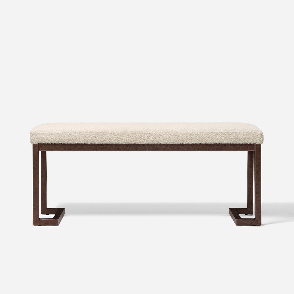 Normsman Pelican Bench - Pearl White