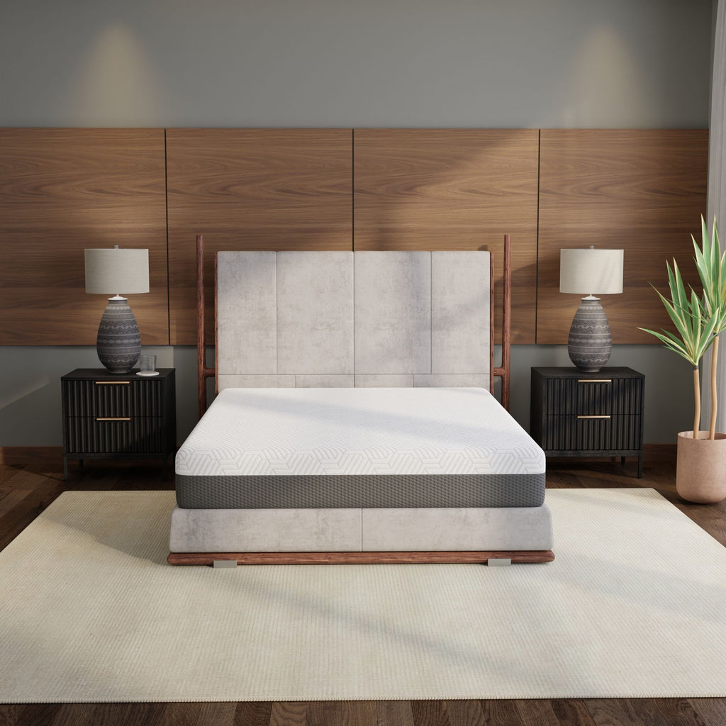Omne Fria 10 Inch Full Medium Firm Mattress With Cooling Cover