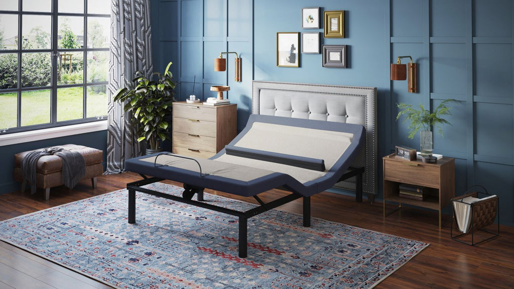 OS65 Twin XL Adjustable Bed Base with Head/Foot Tilt and Lumbar Position Adjustment