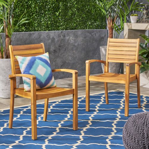 Outdoor Dining Chair, Teak 63223.00 KD