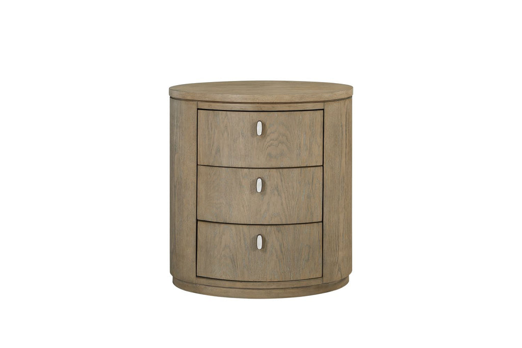 Oval Nightstand - Toffee