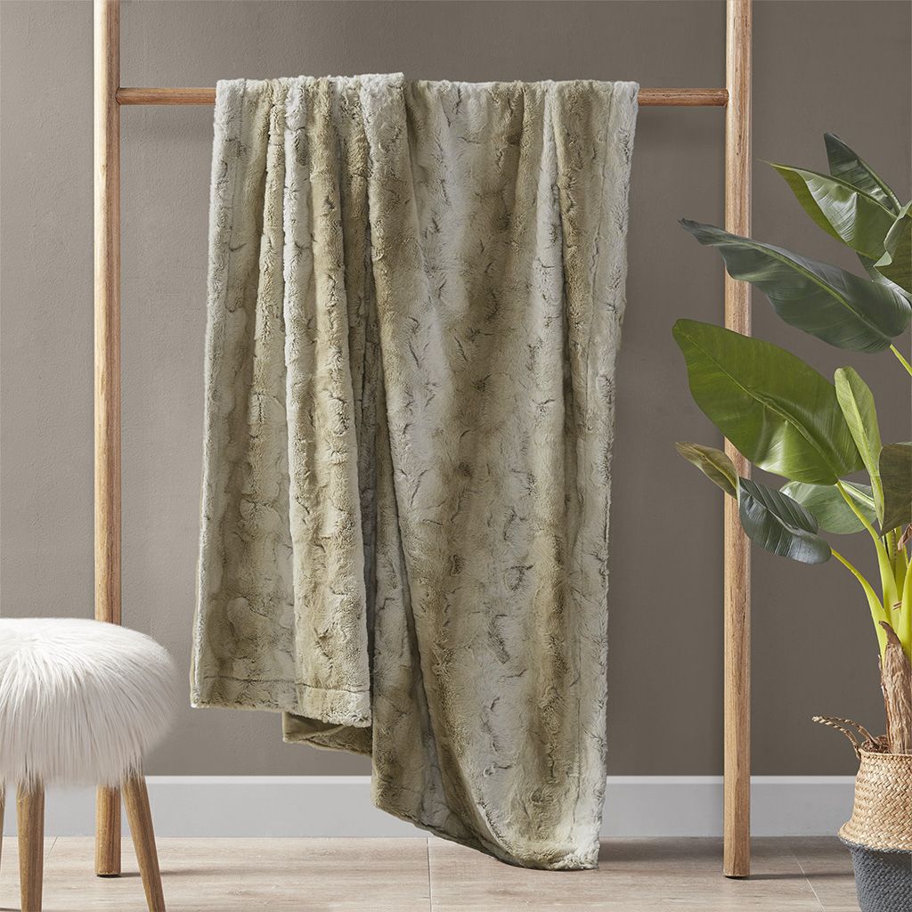 Oversized Faux Fur Throw