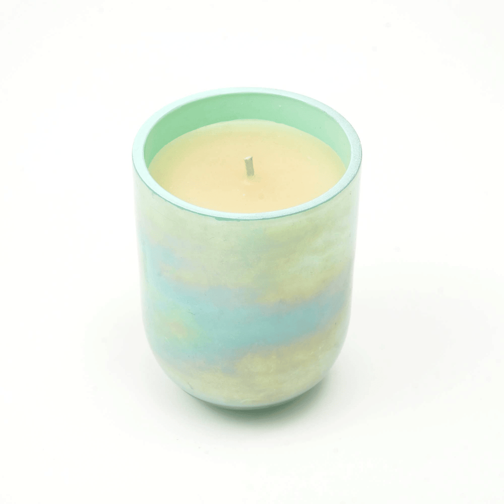 Pastel Glow Scented Wax Candle – Blue Elegant & Aromatic Candle for Home & Office Soothing Fragrance & Long-Lasting Burn Perfect for Relaxation, Décor & Gifting