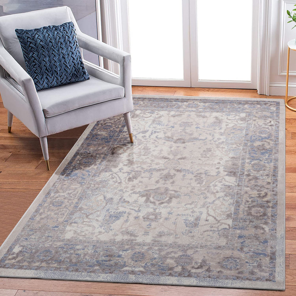 PAYAS Collection 8X10 Brown / Beige / Traditional Area Rug