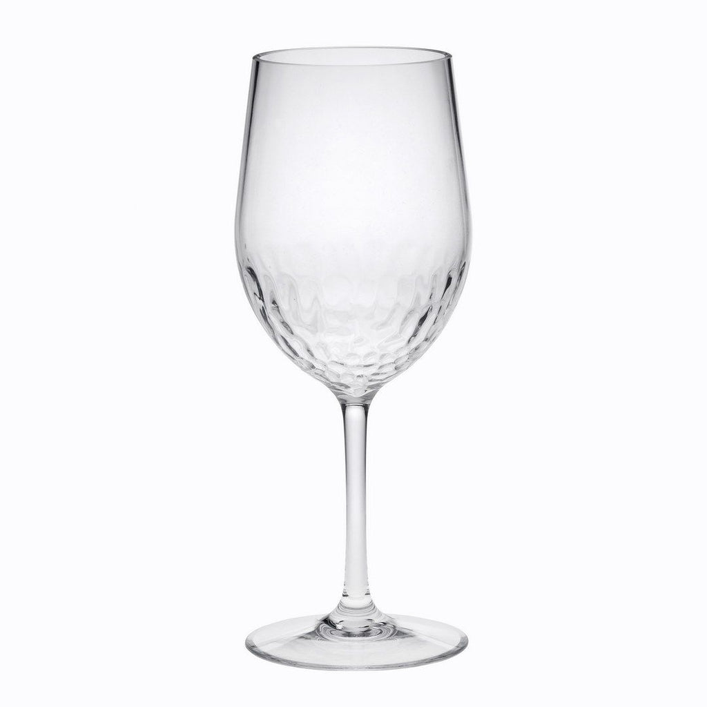 Plastic Wine Glasses Set of 4 (12oz), BPA Free Tritan Hammer Wine Glass Set, Unbreakable Red Wine Glasses, White Wine Glasses