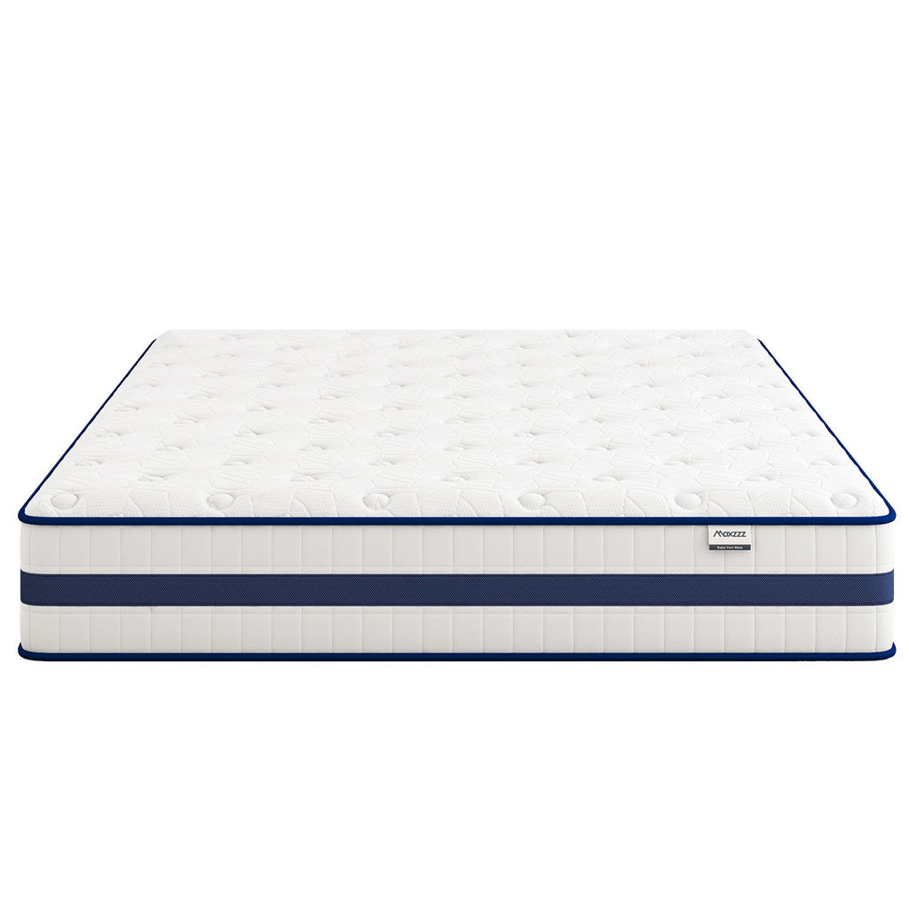 Queen Size Mattress, 12 Inch Queen Hybrid Mattresses in A Box Pressure Relief & Supportive, Cooling Memory Foam & Individually Pocket Coils for Motion Isolation, Luxury Mattress
