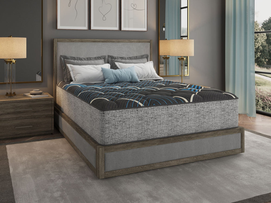 Restonic Comfort Care 14" Hybrid Mattress, Individual Pocketed Coil Mattress , Medium Comfort, California King
