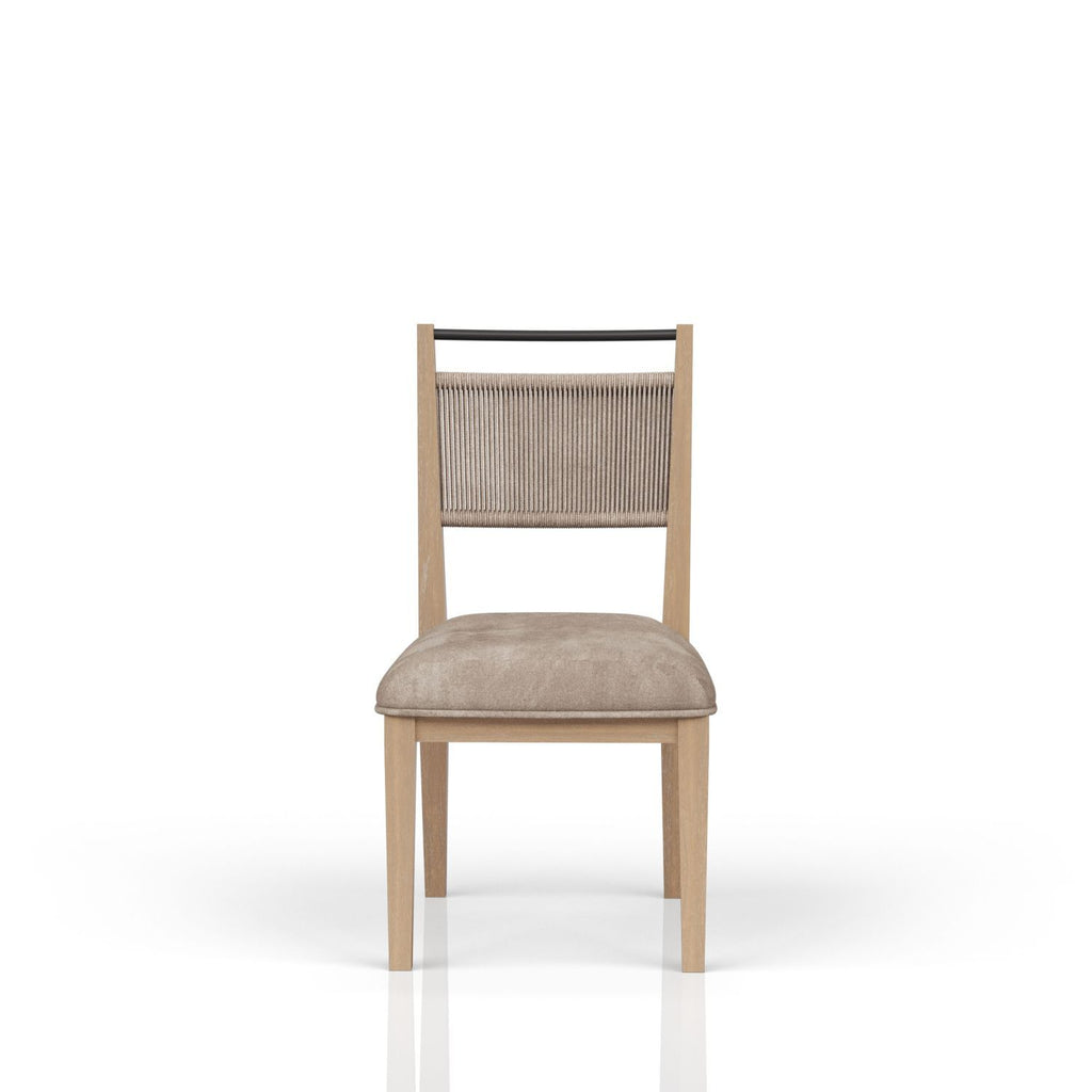 Rope Back Chair - Toffee/ Carmel