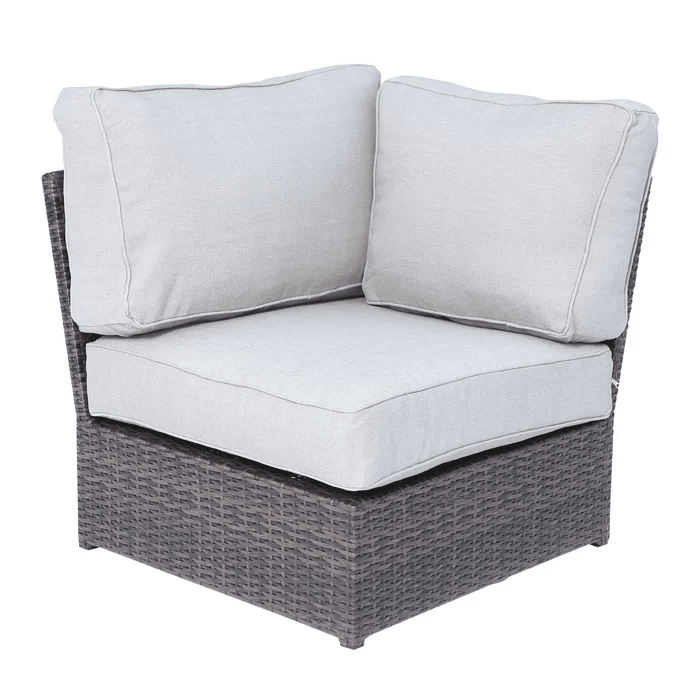Shick Fully Assembled Corner Wedge Patio Chair with Cushions