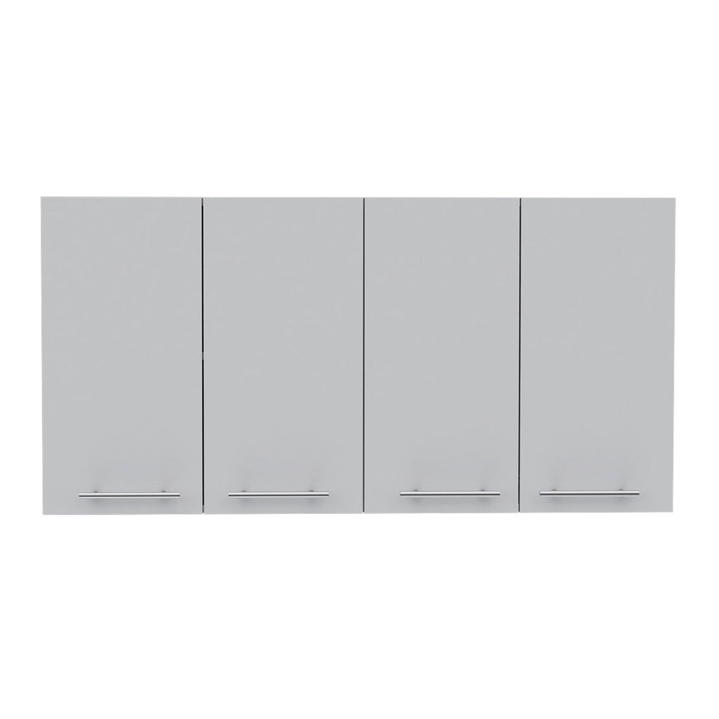 Sitka Wall Cabinet, Two Spacious Divisions, Four Doors