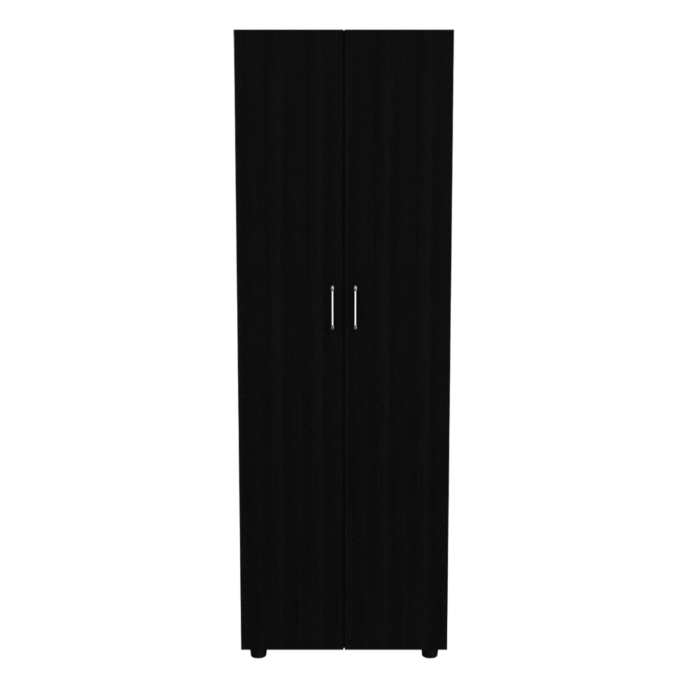Slim Armoire Barkley, Bedroom, Black