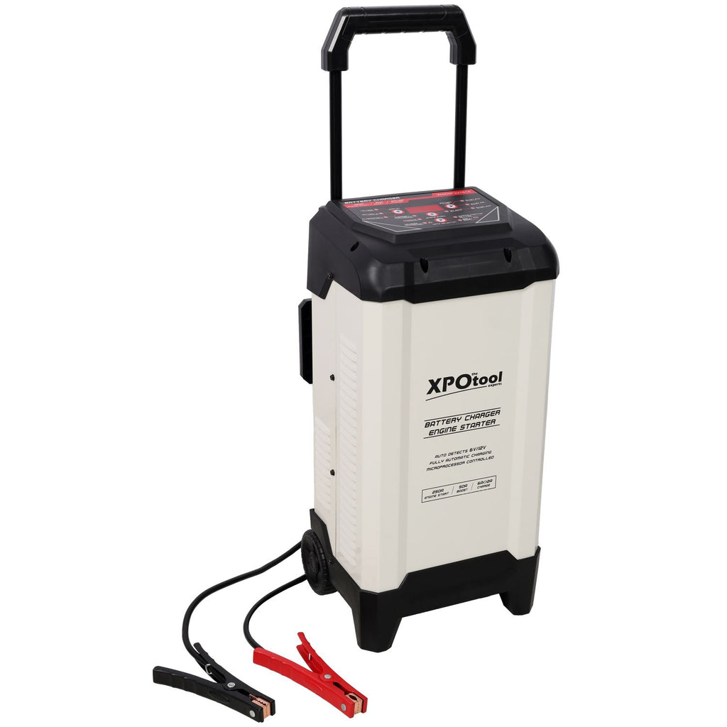 Smart Wheeling Battery Charger,120V/60Hz,250A,Automotive Battery Charger For 6V & 12V