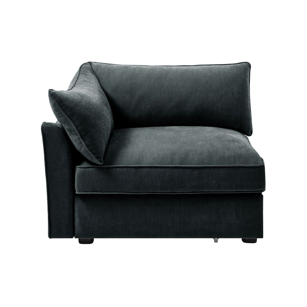Sofa LSF Velvet-Grey