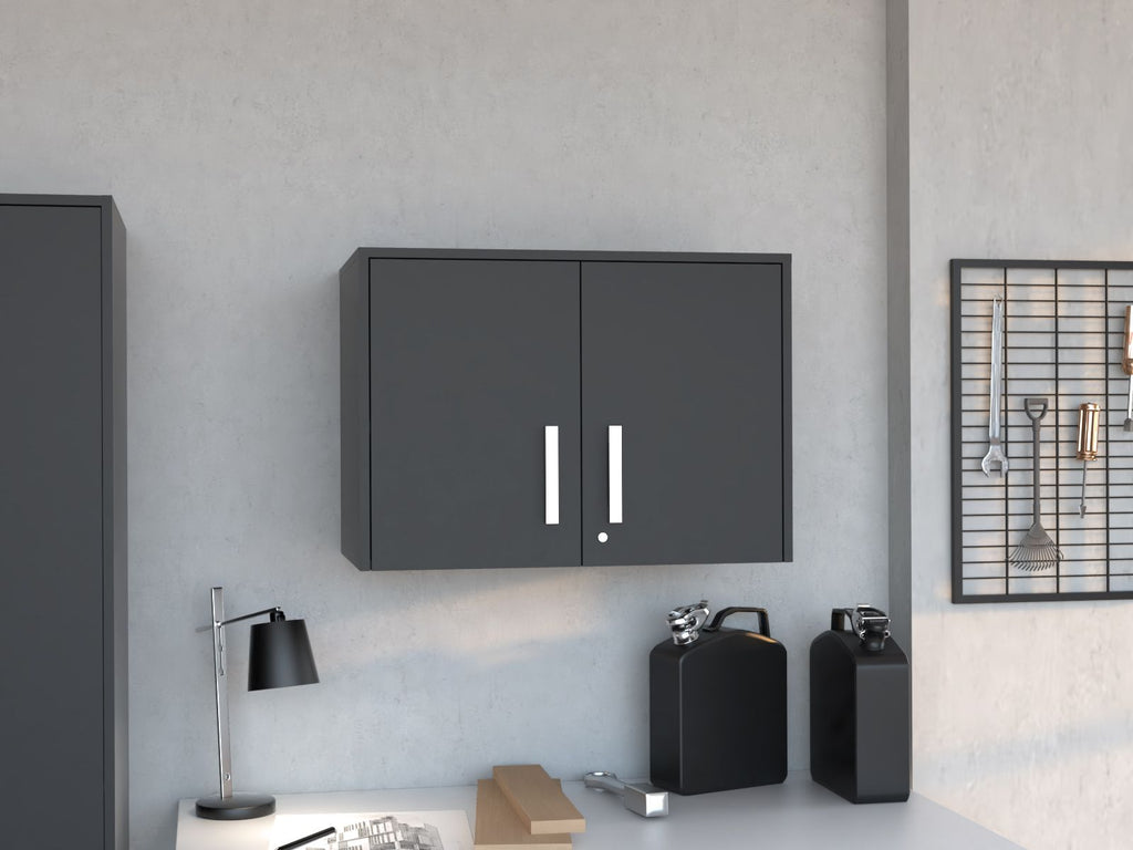 Storage Cabinet - Wall Cabinet, Three Interior Shelves, Double Door