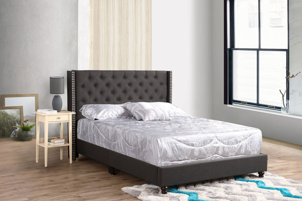 Stylish And Functional Transitional Queen Bed