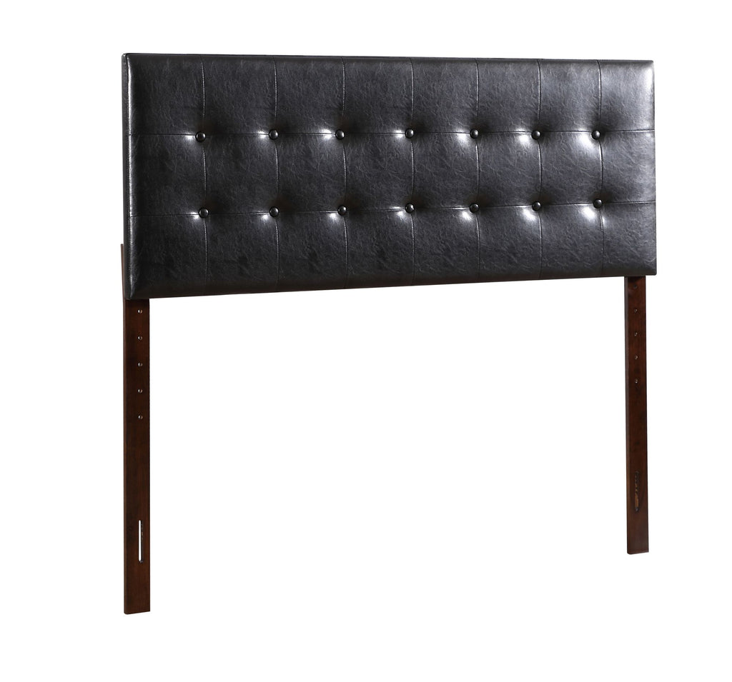 Stylish Black Upholstered Headboard For Bedrooms