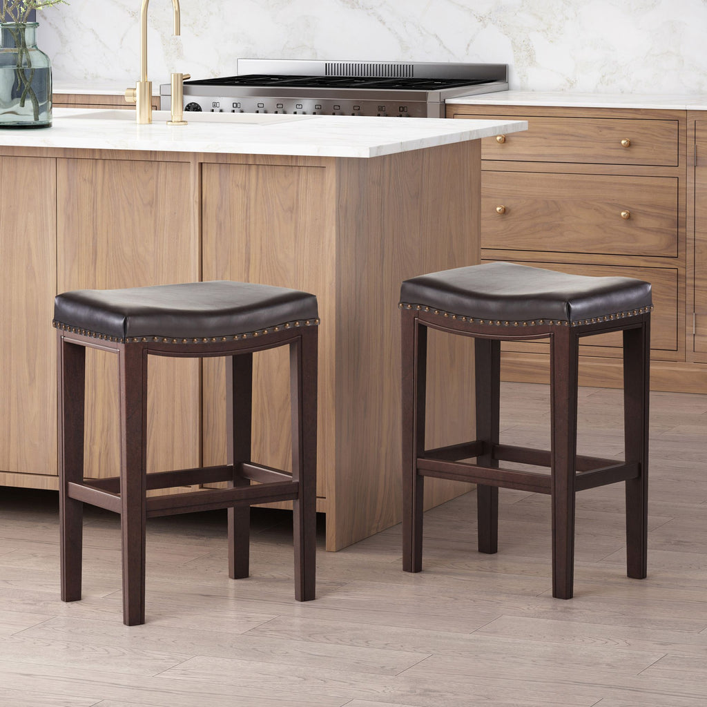 TIFFIN STUDDED COUNTERSTOOL SET OF 2