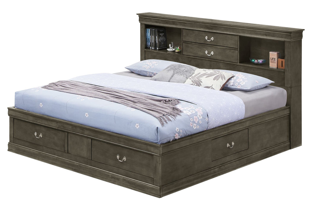 Timeless Gray King Bed For Elegant Bedrooms